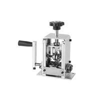 Macchina Spelafili, Spellafili manuale Strumento spelafili cavo 1-25mm Pelapatate elettrico Uso supporto manovella(Iron stripping)