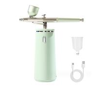 Macchina spray per ossigeno facciale, nano vaporizzatore ad alta pressione con ugello 0,3 mm, nebulizzatore portatile ricaricabile per profonda idratazione