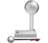 Macchina Statica Per Esperimenti Di Fisica In Metallo, Generatore Di Elettricità Statica Da 30W, Con Sfera Di Scarica Da 50 Mm, Distanza Della Scintilla≧50 Mm, Per Ausili Didattici Per Esperimenti