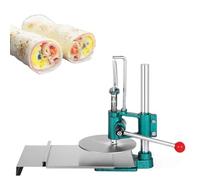 Macchina stendipasta, sfogliatrice per pizza, piastra pressa per crosta di pizza commerciale, strumento per appiattire l'impasto con spessore regolabile,20cm
