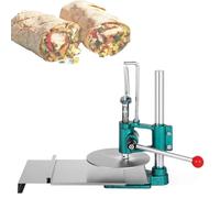 Macchina stendipasta, stendipasta manuale, piastra pressa per pizza commerciale, strumento per appiattire l'impasto a spessore regolabile,20cm