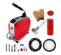 Macchina Sturatubi Set Sonda Spurgatubi Per Uso Mobile Con Accessori Adattatore