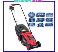 macchina tagliaerba tosaerba rasaerba elettrico a spinta manuale con filo 1400 W