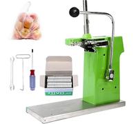 Macchina tagliatrice manuale, sigillatrice portatile per sacchetti di plastica con 2000 clip a forma di U, ideale per supermercati, panetterie e bar, soluzione efficiente per stringere i sacchetti