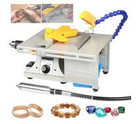 Macchina Tampone Per Lucidatura Di Rocce Per Gioielli E Tagliatrice Per Taglierina Di Giada, Per Smerigliatura, Taglio E Perforazione, Con Albero Flessibile/Maniglia/Tubo Dell'Acqua Universale