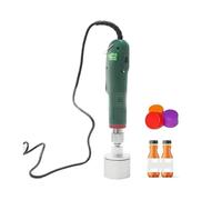 Macchina tappatrice manuale for profumi, bottiglie di plastica for bevande, acqua minerale da 10-50 mm, piccola macchina tappatrice manuale a vite elettrica