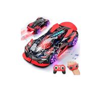 Macchina Telecomandata 2.4GHz,1:18 Spider Auto Telecomandata con luci a LED | Auto RC 4DW con Gestione a Gesto,15KM/H,2 Batterie, Macchine da Giocattolo con Musica/Spray, regali per ragazzi di 3-12 anni