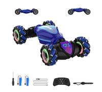 Macchina Telecomandata Auto RC Cars, Stunt Car Macchina Telecomandata per Bambini Auto Acrobatica 4WD 360° Rotating Hand Controlled Car Regalo per Bambino Compleanno Natale Bambine 6-12 anni Maschio