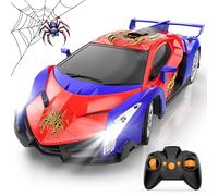 Macchina Telecomandata per Bambini 3 4 5 6 7 8 9+ Anni, 2.4Ghz Macchina Radiocomandata 15KM/h Veloci Auto RC Drift Car con Luci Spider Giocattolo Giochi Interno All'Aperto Regalo Bambino Maschio
