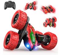 Macchina Telecomandata per Bambini, 4x4 RC Auto Radiocomandata Acrobatica con Luce Giochi Bambini 3 4 5 6 7 8 Anni All'aperto Esterno Macchinine Giocattoli Regalo Compleanno Natale Bambino Bambina