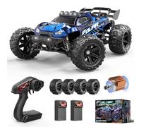 Macchina Telecomandata Professionale 1:14 per Adulti e Ragazzi, RC Car 4WD Off-Road 40 km/h Impermeabile con Stile Racing Truck, 2 Batterie da 1300 mAh e 2 Set di Pneumatici, Macchina Radiocomandata