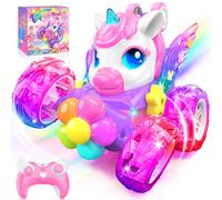 MACCHINA TELECOMANDATA UNICORNO 2,4GHZ RC CAR CON LUCE E FLIP 360° PER BAMBINI