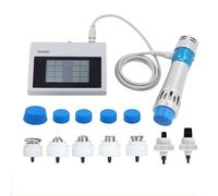 Macchina Terapia Ad Onda Urto, Apparato Terapia Ad Onda Shock ED Con 1 Maniglia E 7 Sonde, Frequenza Regolabile 1-18Hz E Energia 10-300MJ, Profondamente Nella Pelle 8cm, Non Invasiva