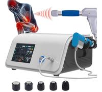 Macchina terapia ad onde d'urto sollievo dolore muscolare, tessuto muscolare e osseo, 0,5-10 bar, macchina pneumatica per terapia ad onde d'urto, massaggiatore muscolare profondo,White