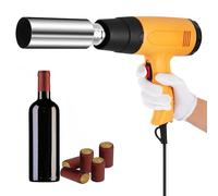 Macchina termorestringente della capsula del PVC, regolabile 40-600℃, pistola termorestringente 1600W per la sigillatura della bottiglia di vino, capacità di restringimento di 50mm