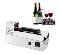Macchina termorestringente per tappi in PVC, termoretraibile da 600 W con controllo digitale della temperatura 150-170 °C, sigillatura rapida 5-8 secondi, per bottiglie di vino, diametro fino a 80 mm