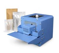 Macchina termosaldatrice automatica per sacchetti di plastica da 300 W | Sigillatrice a nastro continuo, temperatura e velocità regolabili, sollevamento tavolo da 2 cm, panifici e bar
