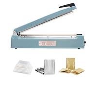 Macchina termosaldatrice da 300 W per carta kraft Mylar, dispositivo di sigillatura per sacchetti da 200 mm, certificato CE 220 V, perfetta per uso domestico e aziendale