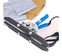 Macchina termosaldatrice per chiusura uniforme del sacchetto, sigillatrice portatile a crimpare per sacchetti di alluminio, cellophane, kraft e Bopp