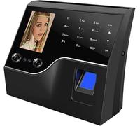 Macchina Timbratrice Biometrica con Riconoscimento Faciale e Impronte Digitali, Sistema Controllo Accessi per Uffici Piccole Imprese - Verifica Rapida 1s, 24/7, TCP/IP e USB