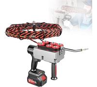 Macchina tiracavi a batteria, senza spazzole, per lavori di cablaggio | Alimentato da batteria da 21 V 4,0 Ah, funzionamento automatico, per cantieri edili, posa cavi, installazione elettrica.