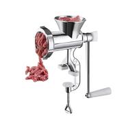 Macchina Tritacarne in alluminio con leva - Insaccatrice manuale con morsetti, per carne e verdure - Uso domestico