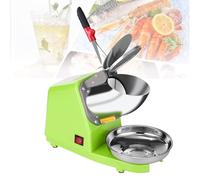 Macchina tritaghiaccio elettrica, per coni di neve, con ciotola in acciaio inox, capacità 85 kg/h, per cocktail, gelati, frullati e succhi freddi