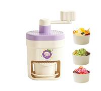 Macchina Tritaghiaccio Per Casa | Manuale Portatile Rotante - Macchina Tritaghiaccio - Per Feste In Casa Campeggio Picnic All'Aperto Granite Margarita Cocktail Bevande
