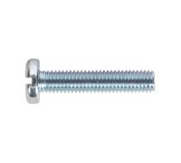 Macchina Vite M5 X 25mm Pan Testa Fessura Zinco Confezione Di 50 - Sealey MSS525