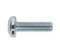 Macchina Vite M6 X 20mm Pan Testa Pozi Zinco Confezione Di 50 - Sealey MSP620