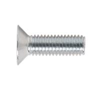 Sealey Macchina Vite M8 X 25mm Svasate Pozi Zinco Confezione Di 50 MSC825