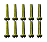 Macchina Viti Pan HEAD a Incastro Ottone Massiccio M4 X 20mm Din85 Pacco Di 120