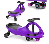 Macchina Wiggle con ruote LED viola per bambini ECOTOYS