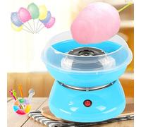 Macchina Zucchero Filato Bambini, Macchina Dello Zucchero Filato con 10 Bastoncini e Cucchiai, Cotton Candy Machine Utilizzato per Feste di Compleanno di Casa e Bambini (A-Blue)