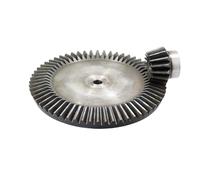 macchinari Pignone Industriale Ingranaggio Conico for Ombrello in Metallo da 1,5 M-15/60 Denti 90 Gradi 4:1 Diametro ingranaggio di Trasmissione: 91 mm/24 mm (Foro D: 10 mm/8 mm) 1 Set