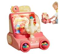 Macchine a palline a spillo per bambini, flipper per bambini,Pinball arcade elettronico - Giocattolo portatile portatile portatile con luci musicali per bambini ragazze bambini