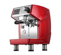 Macchine da Caffè Italiano Macchina da Caffè Commerciale Fresh Grinding Semi-Automatico Pompaggio Latte Tea Coffee Shop Equipment (Lungo 405Mm * Alto 490Mm * Larghezza 445Mm)(Colore: Re Interessante