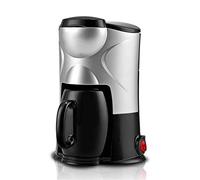 Macchine da Caffè Latte, Mini Macchina da Caffè Regalo Macchina da Tè Portatile per la Casa Tazza in Ceramica Piccola Goccia Caffè (Nero) Interessante, HUANGHAIQIU