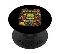 Macchine e strumenti non hanno cervelli che usano il tuo regalo di sicurezza PopSockets PopGrip Adesivo
