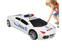Macchine Giocattolo Elettriche Per Bambini - Giocattoli Rotanti A 360 Gradi Con | Giocattoli Interattivi Auto della Polizia Realistiche - per Ragazzi Ragazze Famiglia Compleanno Giornata dei Bambini d