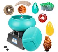 Macchine lucidatrici, 250W, lucidatrice a manicotto, lucidatrice a vibrazione a buratto, mini lucidatrice da banco per la lucidatura pour pièces métalliques, artisanat en jade, pièces automobiles