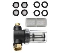 Macchine metalliche Inline Filtro Acqua Per Disco di Pressione 3/4 "Connettore Tubo 40 100 Meshes Schermo Sedimento Acqua Rete Metallica Filtro Inline per Tubo da Giardino