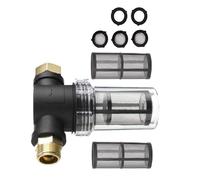 Macchine metalliche Inline Filtro Acqua Per Disco di Pressione 3/4 "Connettore Tubo 40 100 Meshes Schermo Sedimento Acqua Rete Metallica Filtro Inline per Tubo da Giardino