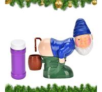 Macchine per bolle per esterni | Macchina soffiante Le Bolle di Babbo Natale - Giocattolo automatico per ragazze, ragazzi, divertimento in famiglia in bordo piscina, cortile, spiaggia, piscina, giochi