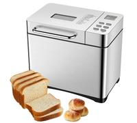 Macchine per Il Pane Macchina per Il Pane In Acciaio Inox 17 Programmi, Temporizzazione 15 Ore Macchina per Il Pane Famiglia Antiaderente per Yogurt, Impasto e Marmellata