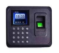 Macchine per la timbratura per piccole imprese, 2.8" TFT USB LCD biometrico impronte digitali macchina di presenza DC 5V/1A orologio marcatempo, macchina di presenza