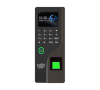 Macchine per la timbratura per piccole imprese, Macchina for la rilevazione delle impronte digitali da 2,4 pollici, password, scheda RFID, telefono cellulare, apre la serratura biometrica della porta