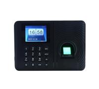 Macchine per la timbratura per piccole imprese, Macchina for la rilevazione e presenze con password e impronte digitali, registratore di registrazione dei dipendenti, schermo LCD TFT da 2,4 pollici, D