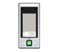 Macchine per la timbratura per piccole imprese, Schermo IPS Full-view ad alta definizione da 4,3 pollici, semplice impronta digitale, controllo accessi dinamico del volto, macchina for la rilevazione