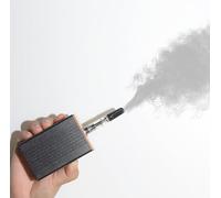 Macchine per nebbia portatili | Macchina per il fumo per ballare sul palco di Halloween DJ Party (nero grande)